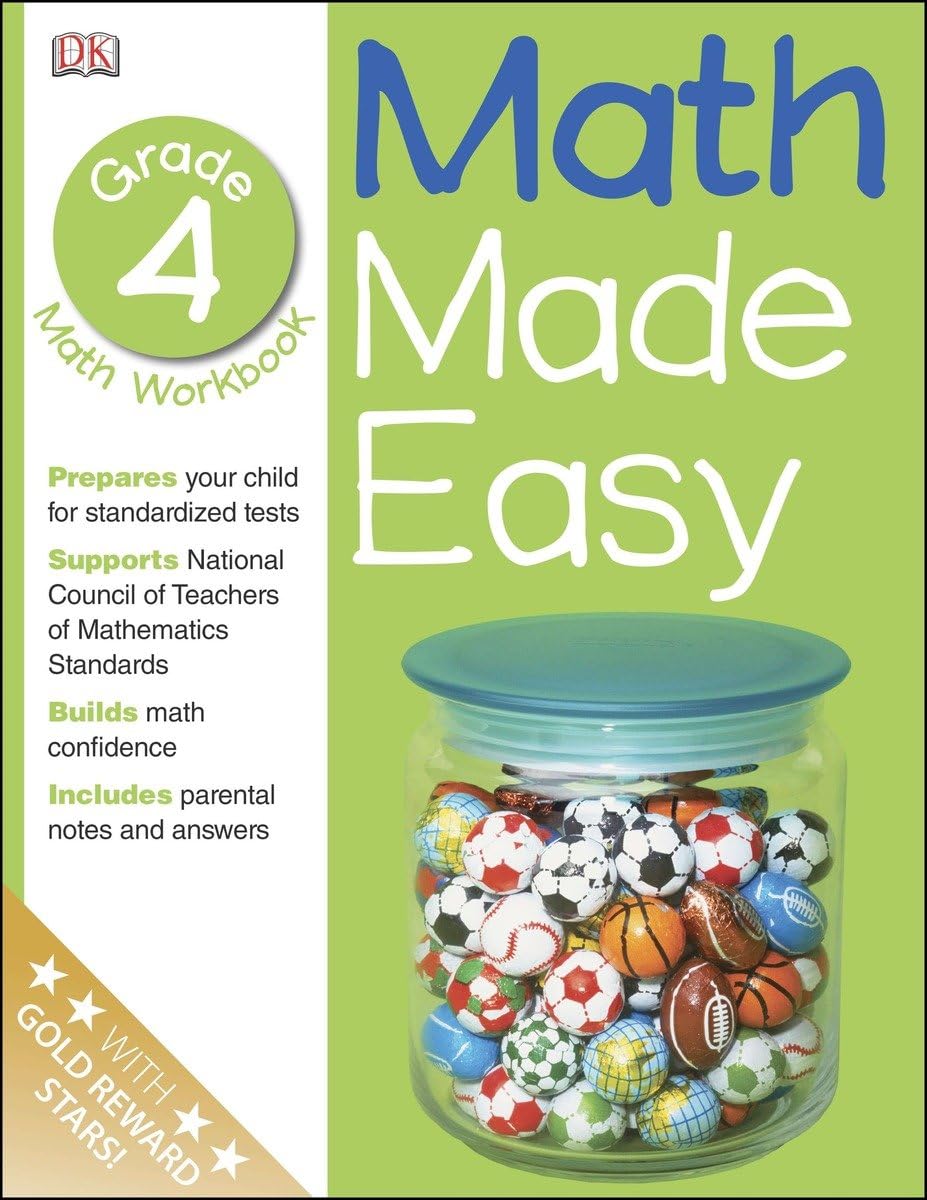 Math Made Easy: Fourth Grade Workbook (Math Made Easy),New