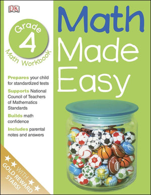 Math Made Easy: Fourth Grade Workbook (Math Made Easy),Used