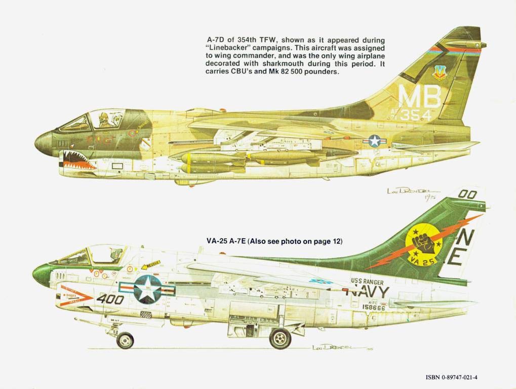 A7 Corsair Ii In Action-used