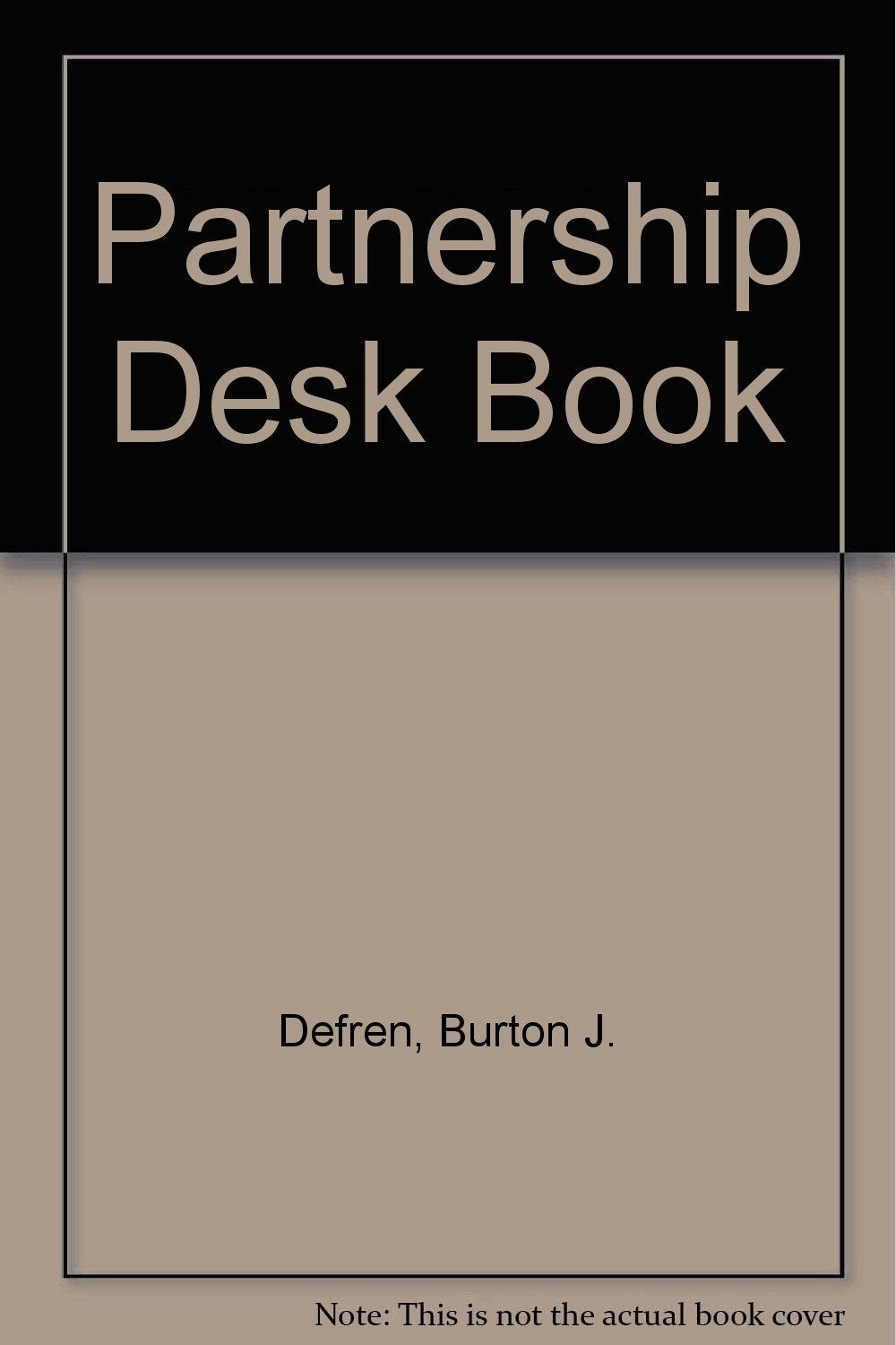 Partnership Desk Book,Used