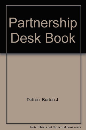 Partnership Desk Book,Used