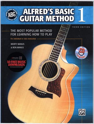 Alfred's Basic Guitar Method, Bk 1: The Most Popular Method for Learning How to Play, Book & Enhanced CD (Alfred's Basic Guitar ,New