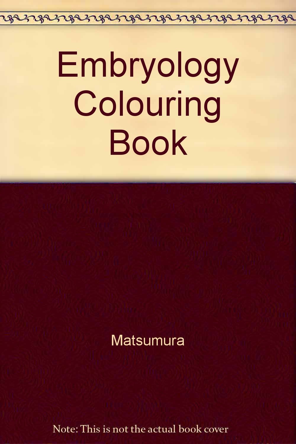 Embryology Colouring Book,Used