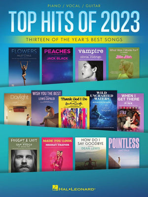 Top Hits of 2023  Arranged for Piano/Vocal/Guitar,Used