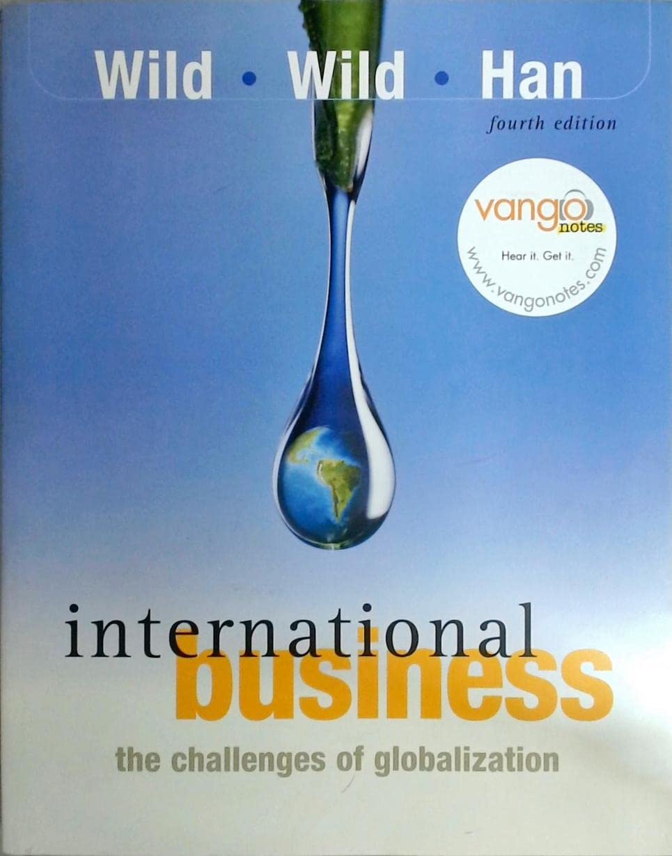 International Business: The Challenges of Globalization,Used