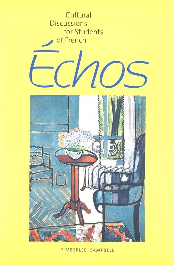 Chos: Cultural Discussions For Students Of French,Used