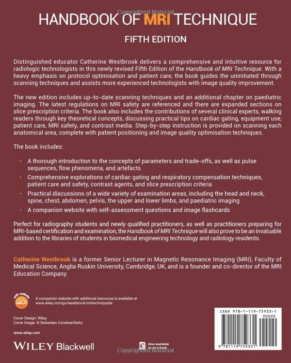 Handbook Of Mri Technique