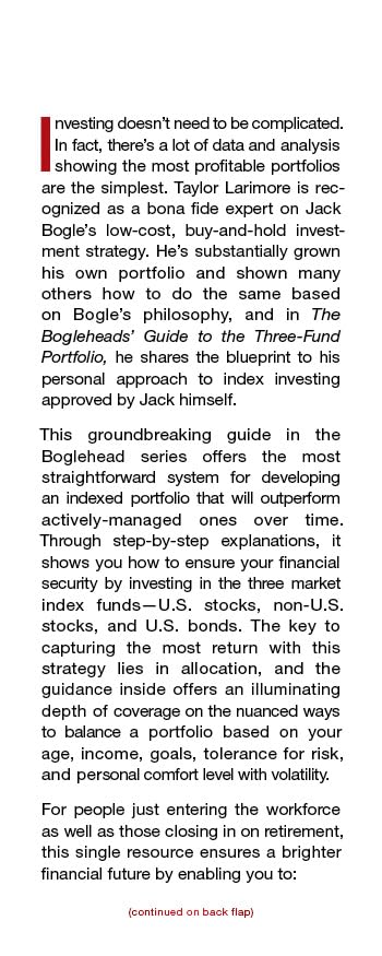 The Bogleheads' Guide to the ThreeFund Portfolio: How a Simple Portfolio of Three Total Market Index Funds Outperforms Most Inv,Used