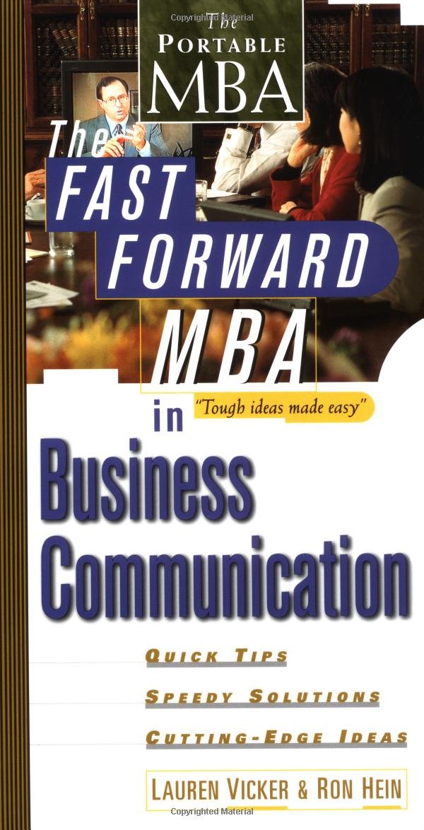 The Fast Forward Mba In Business Communication,Used