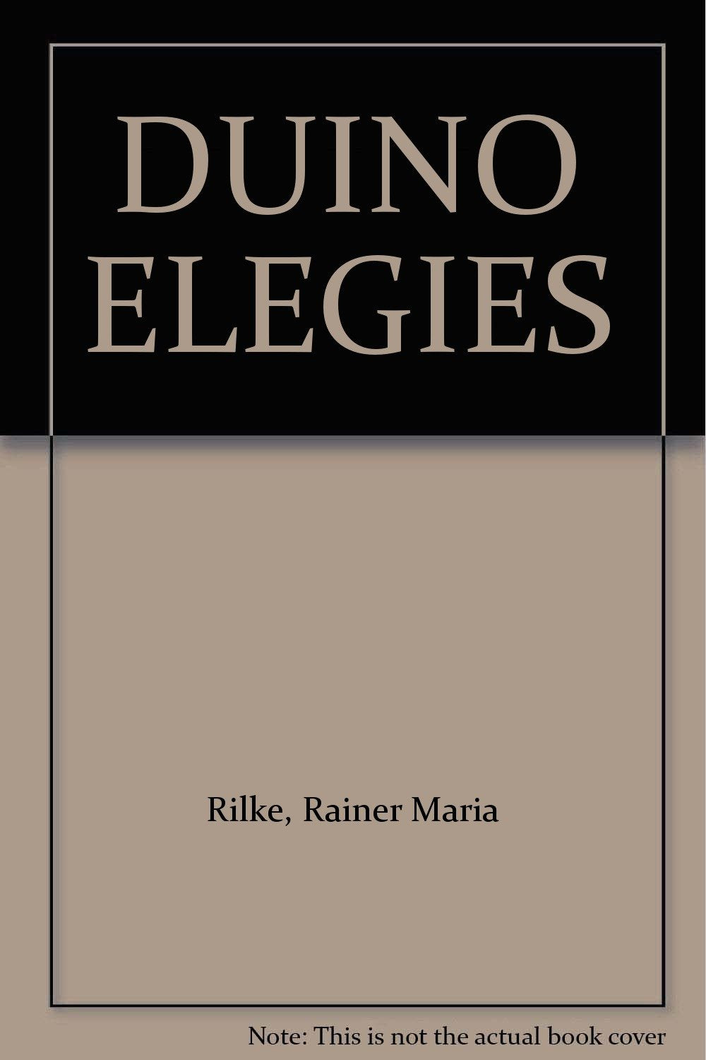 DUINO ELEGIES (Shambhala Pocket Classics),Used