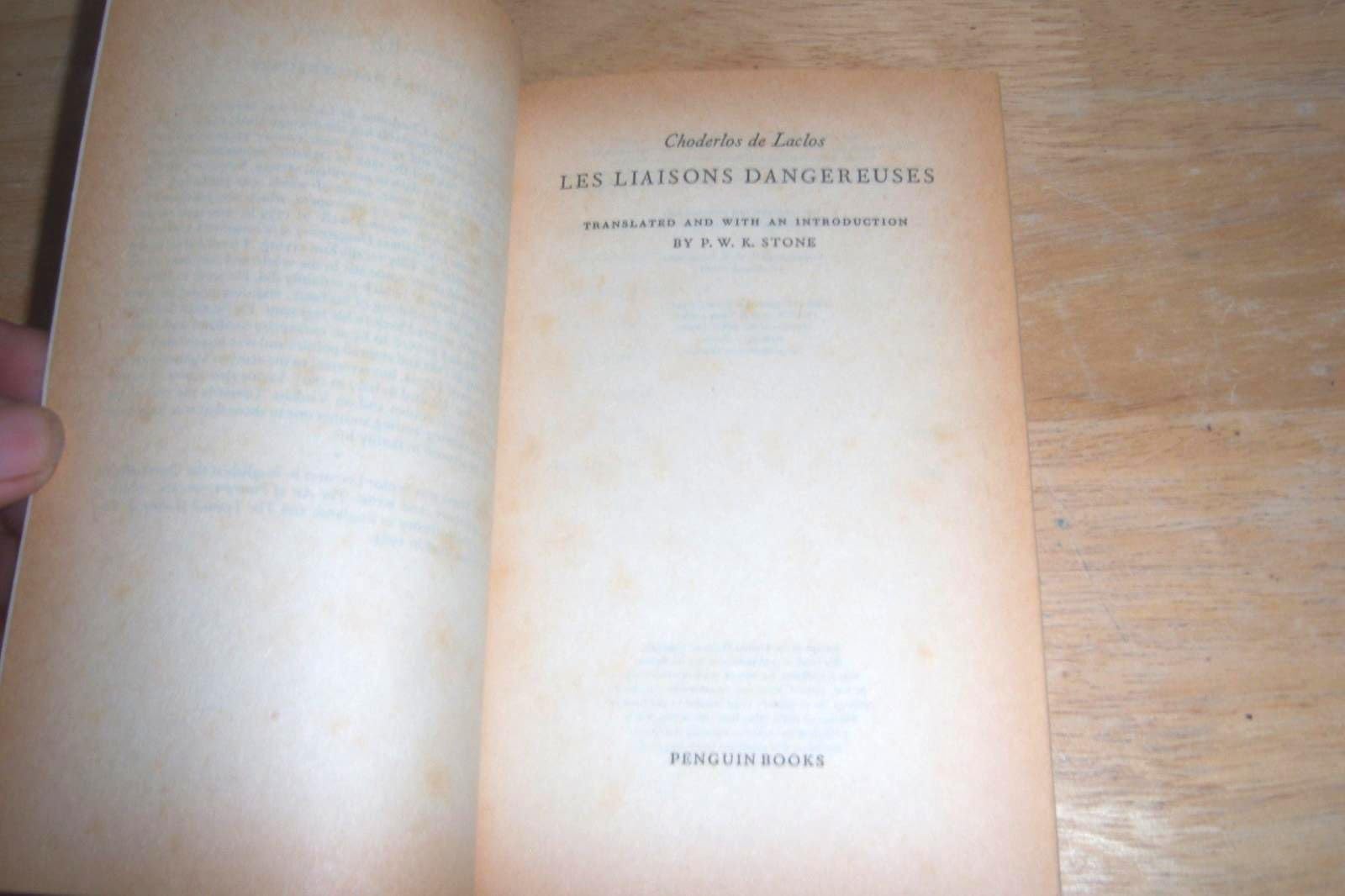 Les Liaisons Dangereuses (Penguin Classics),Used