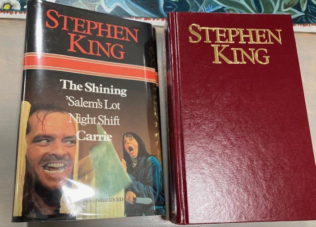 Stephen King: The Shining, Salems Lot, Night Shift, Carrie,Used