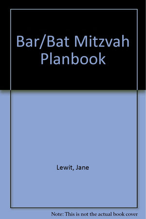 Bar/Bat Mitzvah Planbook,Used
