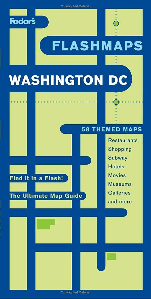 Fodor's Flashmaps Washington, D.C., 7th Edition: The Ultimate Map Guide/Find it in a Flash (Fullcolor Travel Guide),Used