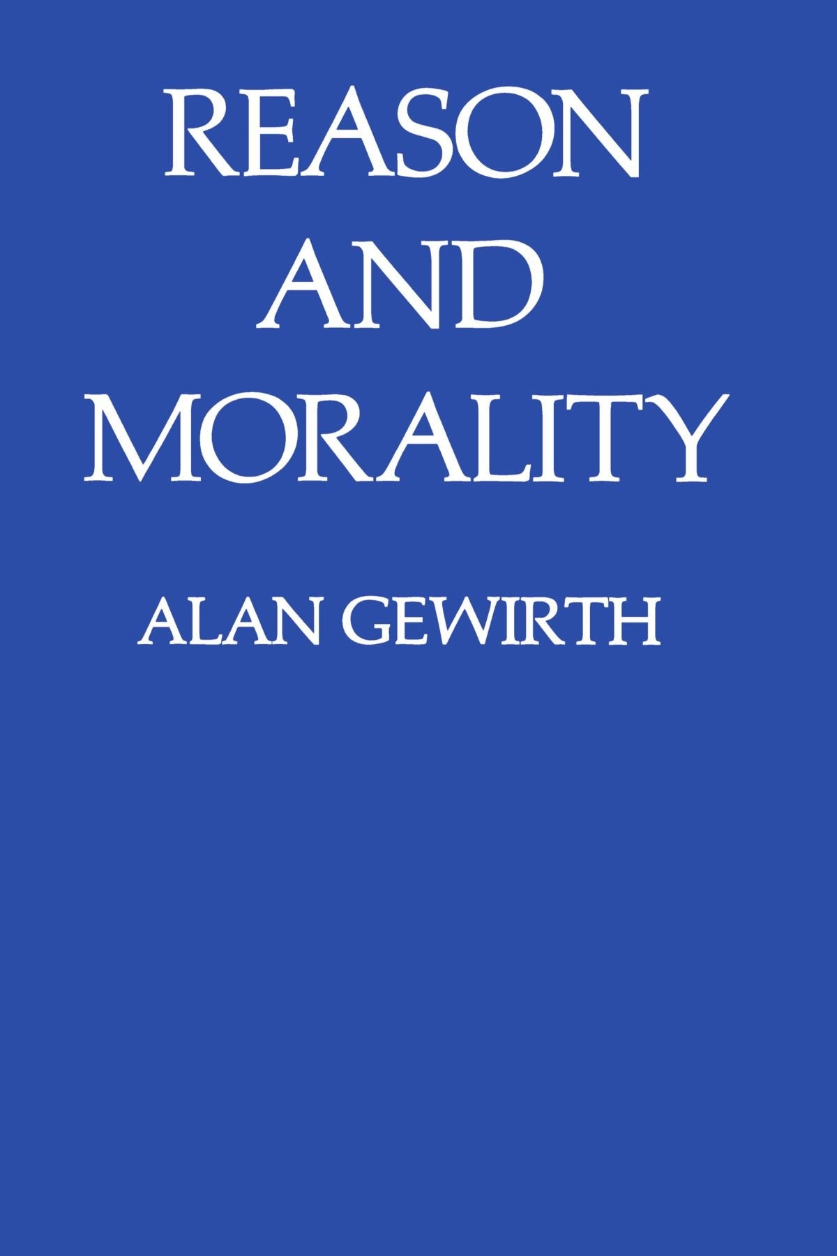 Reason And Morality,New