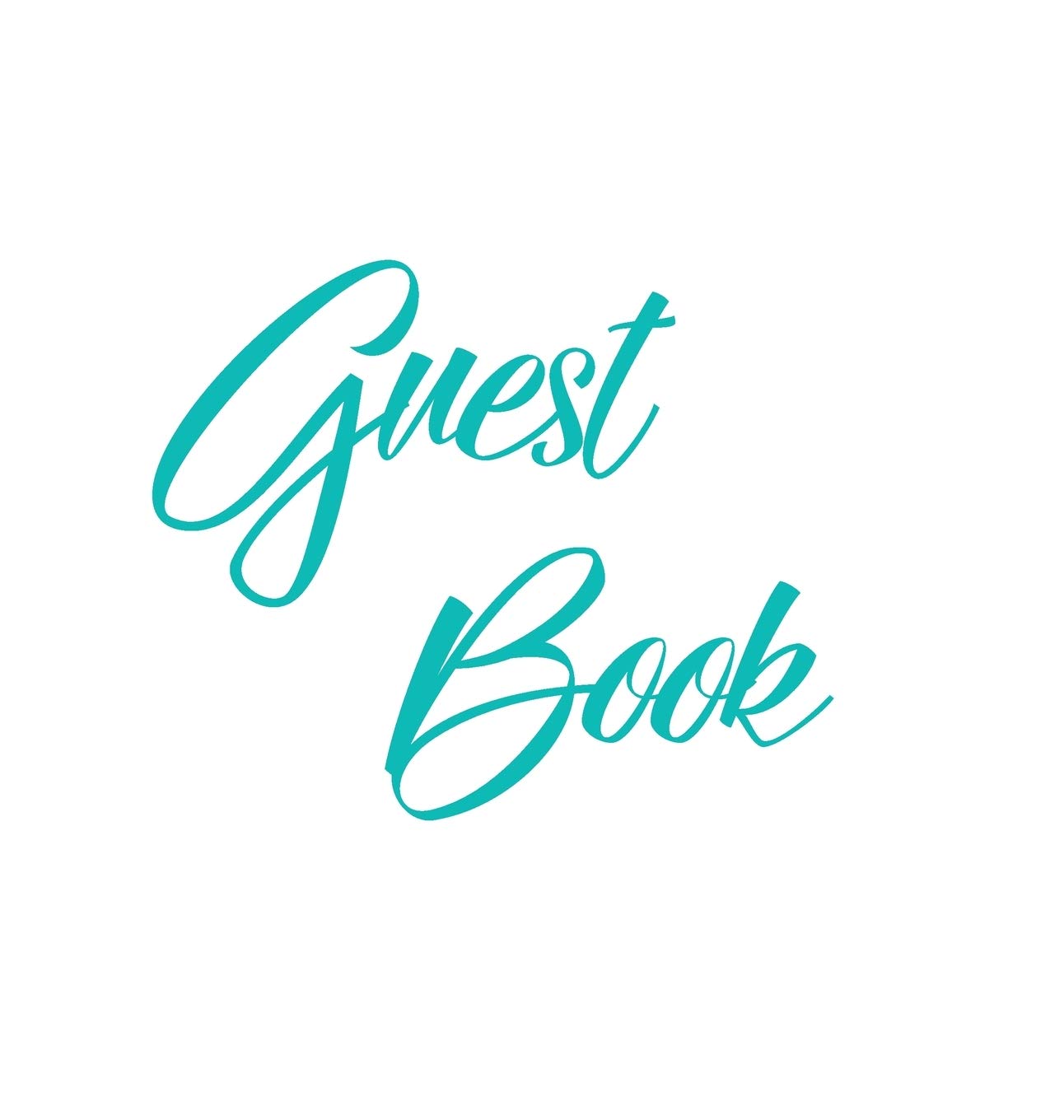 Tiffany Blue Guest Book, Weddings, Anniversary, Party's, Special Occasions, Memories, Christening, Baptism, Visitors Book, Guest,Used