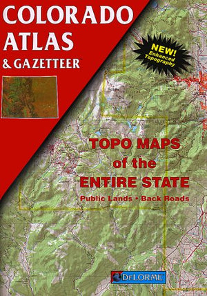 Colorado Atlas & Gazetteer (Delorme Atlas & Gazetteer),Used