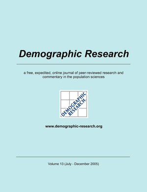 Demographic Research, Volume 13 (German Edition),Used
