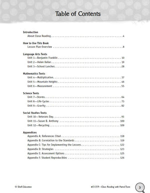 Close Reading with Paired Texts Level 3,Used