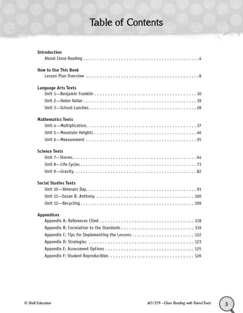 Close Reading with Paired Texts Level 3,Used