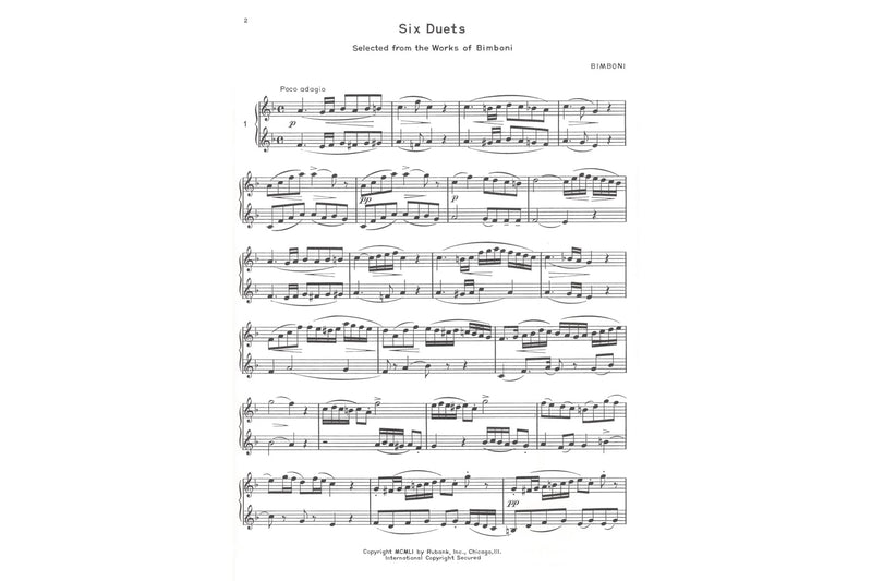Selected Duets for Cornet or Trumpet: Volume 2  Advanced (Rubank Educational Library, 155),Used