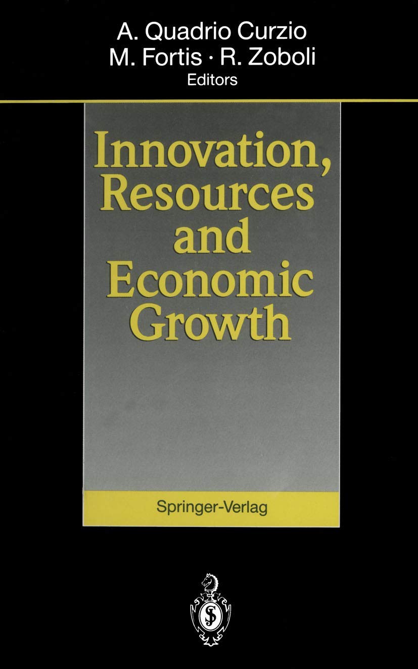 Innovation, Resources And Economic Growth,New