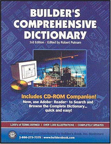Builders Comprehensive Dictionary, Third Edition (Book & CDROM),Used