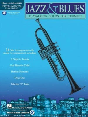 Jazz & Blues  Playalong Solos For Trumpet Book/Online Audio,New