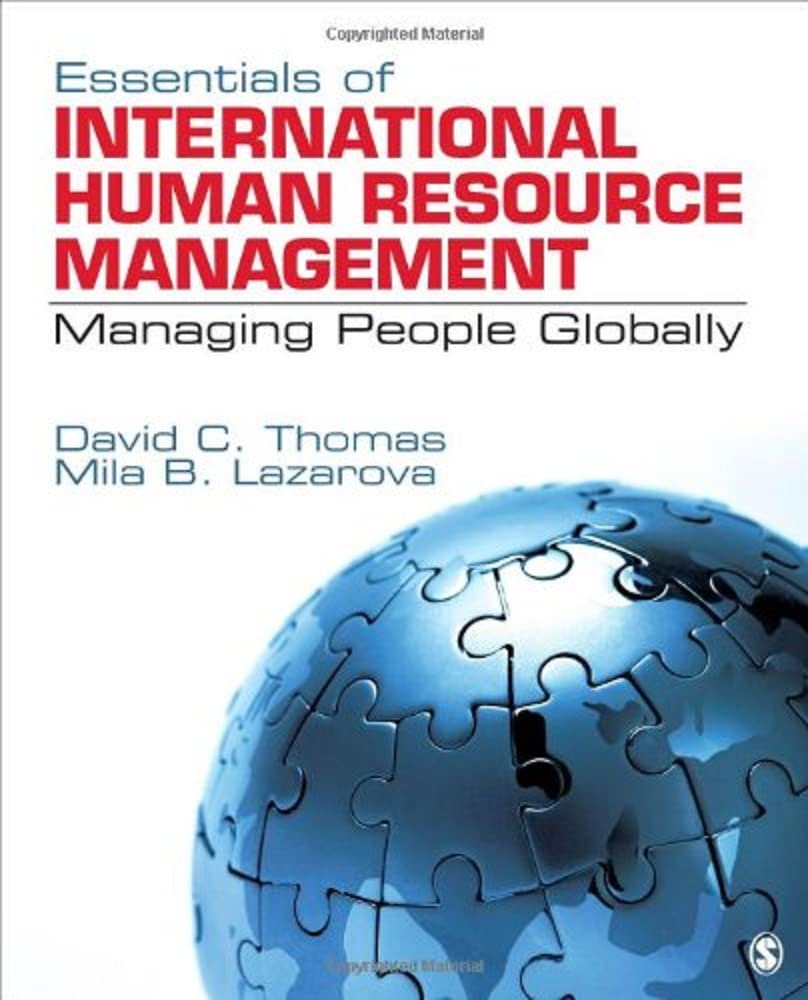 Essentials of International Human Resource Management: Managing People Globally,Used