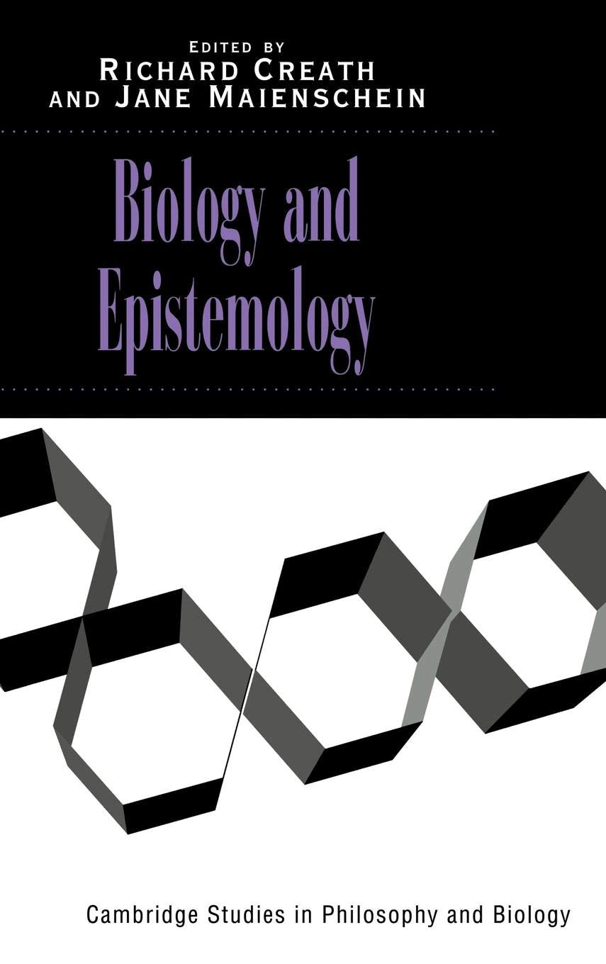 Biology and Epistemology (Cambridge Studies in Philosophy and Biology),Used