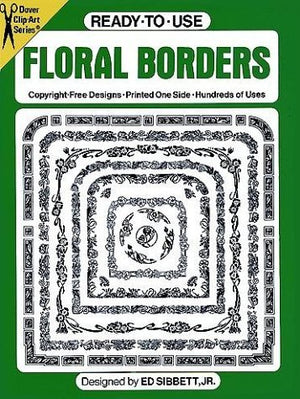 ReadytoUse Floral Borders (Dover Clip Art ReadytoUse),Used