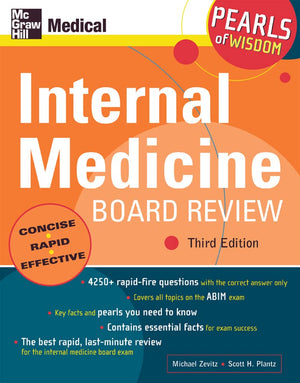 Internal Medicine Board Review: Pearls Of Wisdom, Third Edition: Pearls Of Wisdom,New