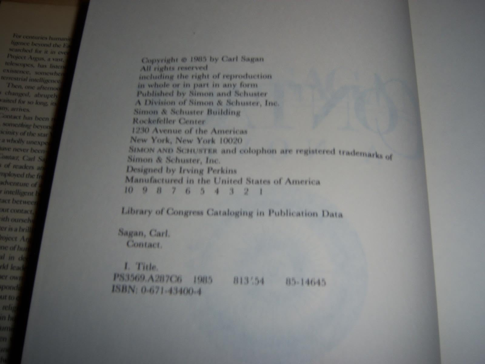 Contact: A Novel