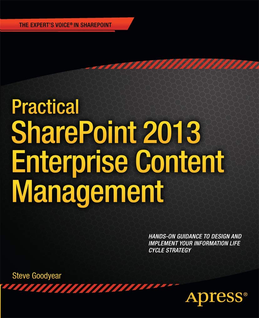 Practical SharePoint 2013 Enterprise Content Management,Used
