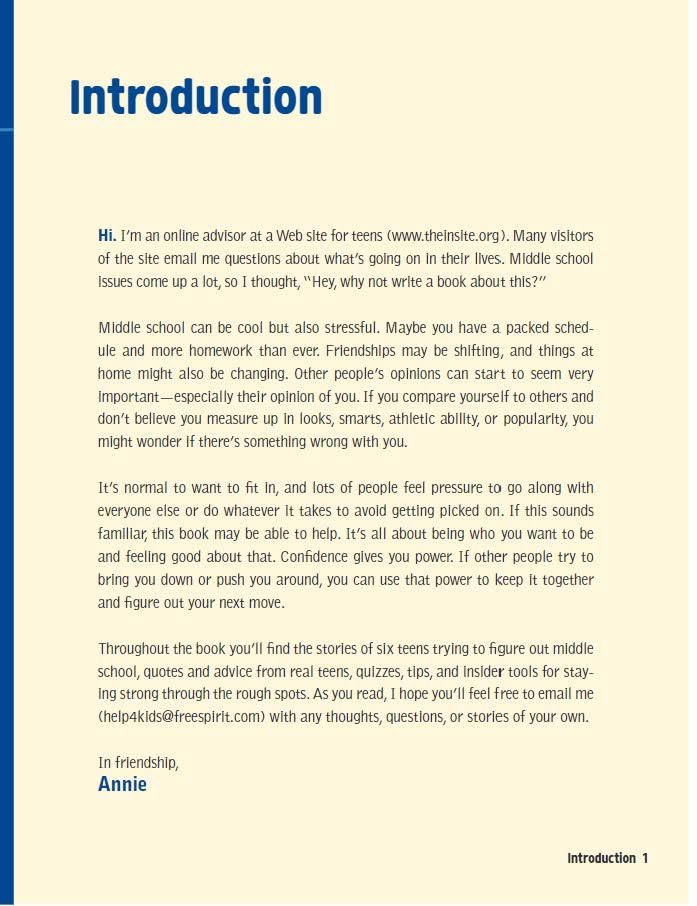 Be Confident in Who You Are (Middle School Confidential Series),New