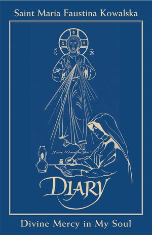 Diary of Saint Maria Faustina Kowalska: Blue Leather,Used