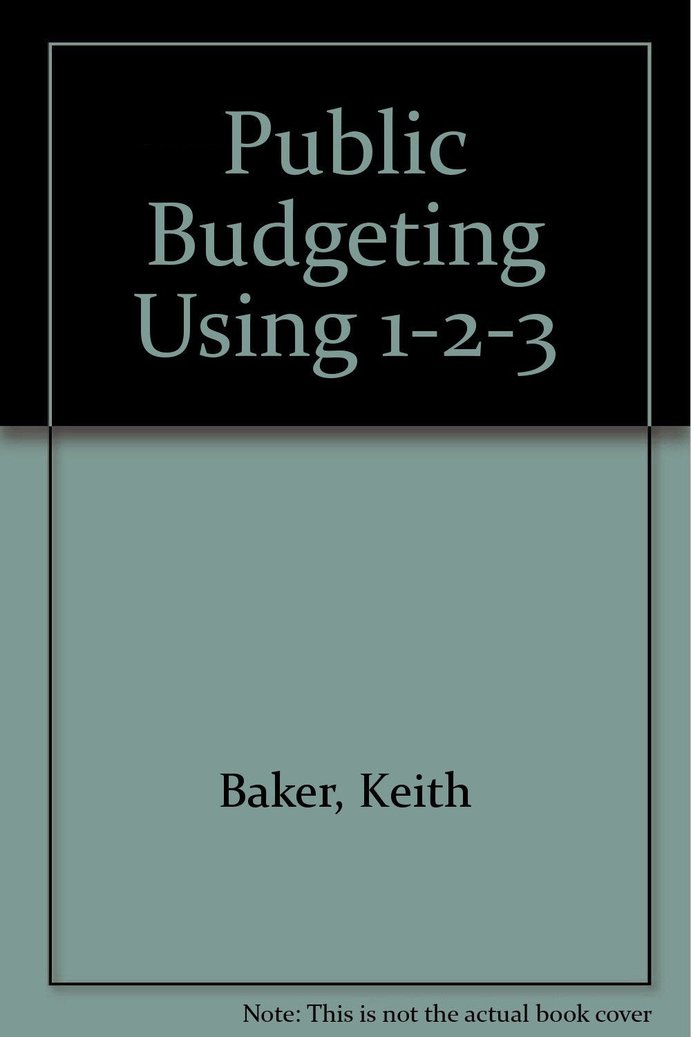 Public budgeting using 123,Used