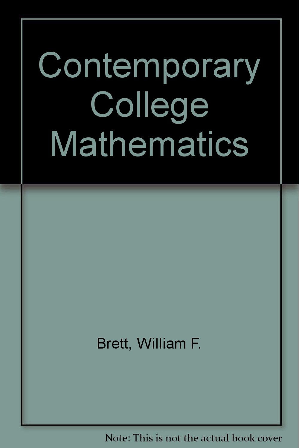 Contemporary college mathematics,Used