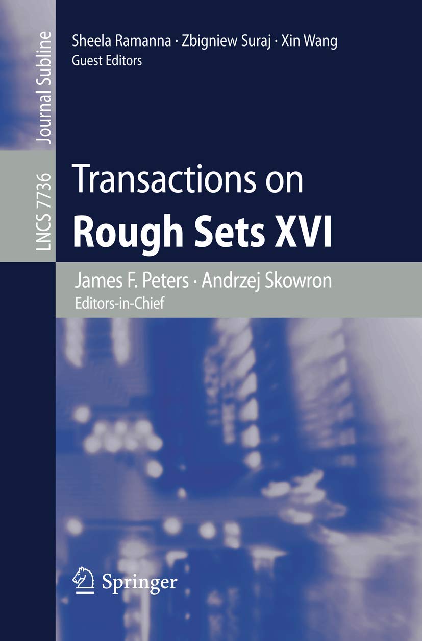 Transactions on Rough Sets XVI (Lecture Notes in Computer Science, 7736),Used