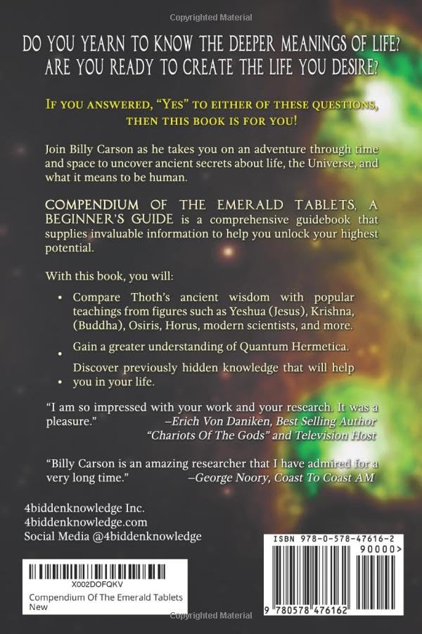 Compendium Of The Emerald Tablets,New