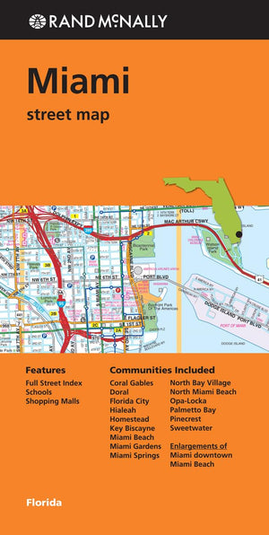 Rand Mcnally Street Map Miami, Florida,New