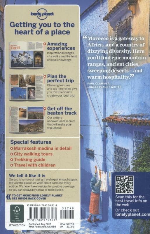 Lonely Planet Morocco Travel Guide - Comprehensive Insights and Tips for Explorers
