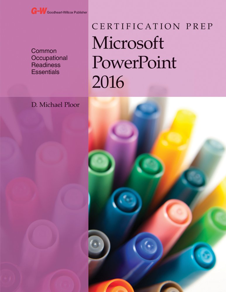 Certification Prep Microsoft PowerPoint 2016,Used