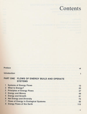 Energy Basis for Man and Nature,Used