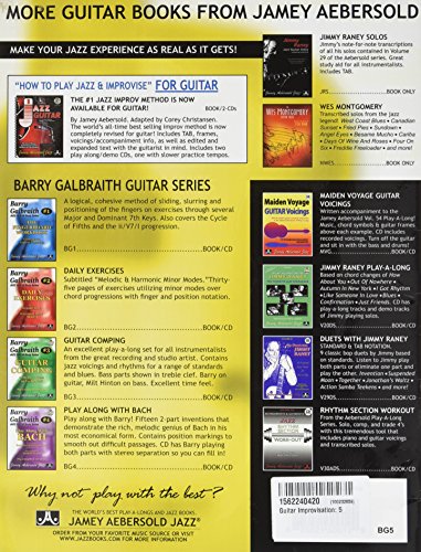 Barry Galbraith # 5  Guitar Improv (Book & CD Set),Used