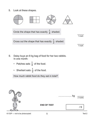 New KS2 Maths 10Minute Tests: Fractions  Year 3: ideal for catching up at home (CGP KS2 Maths),Used