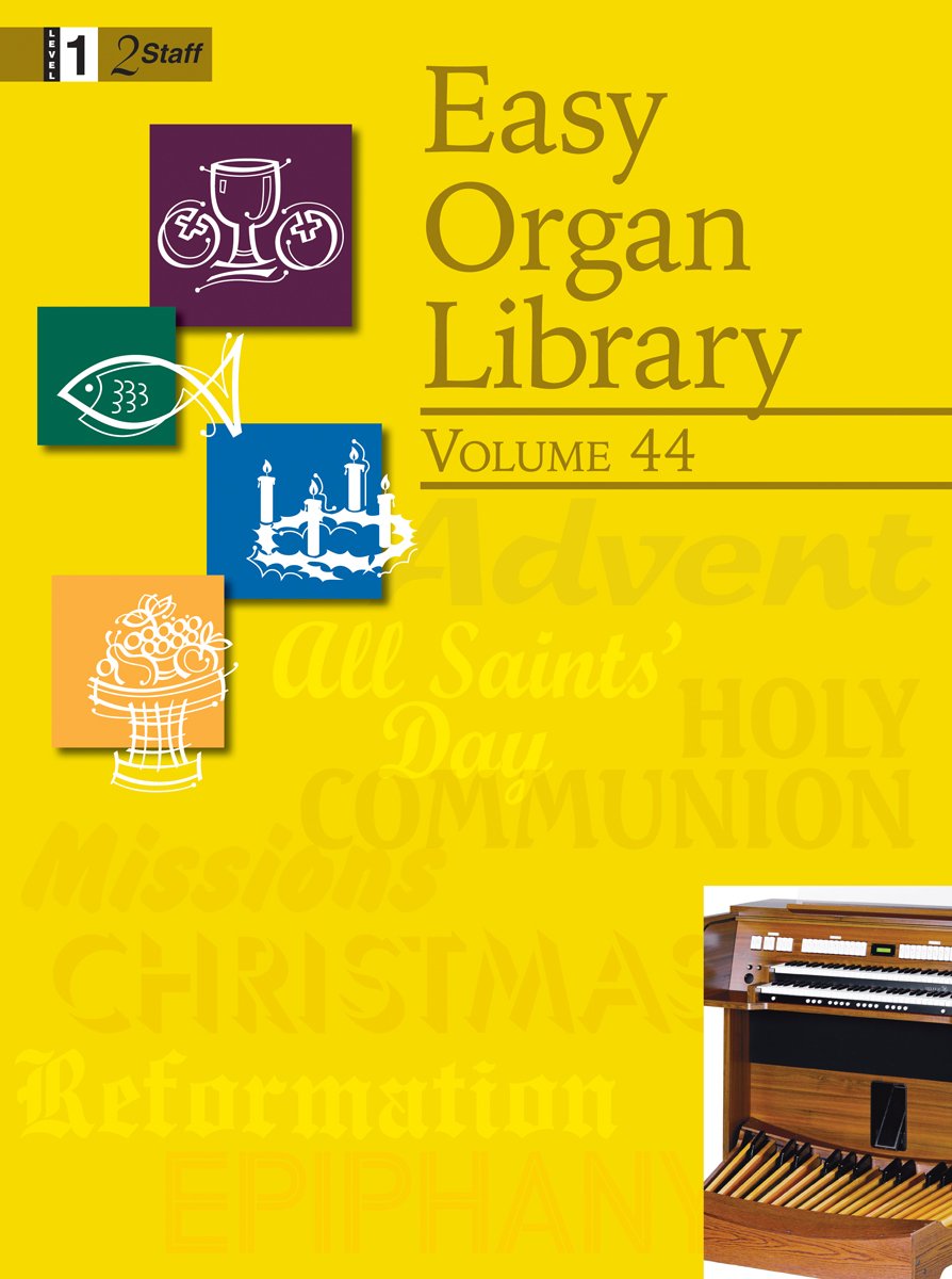 Easy Organ Library Volume 44 (Level 1, 2 Staff),Used