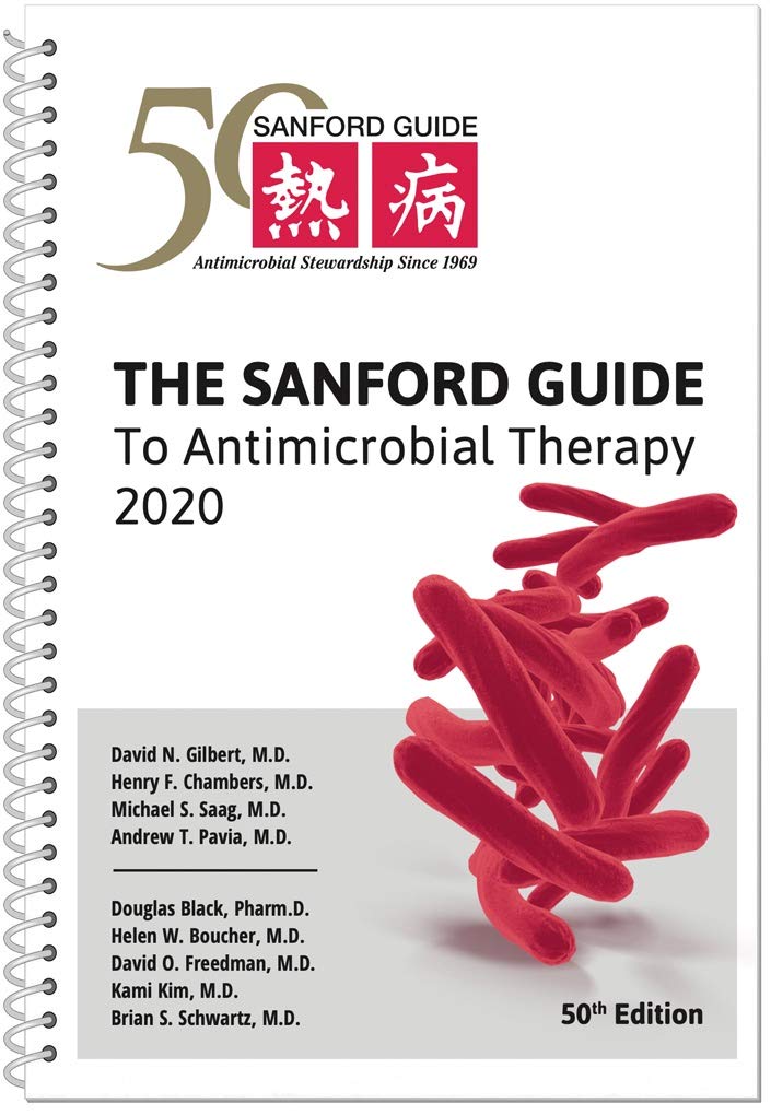The Sanford Guide to Antimicrobial Therapy 2020,Used
