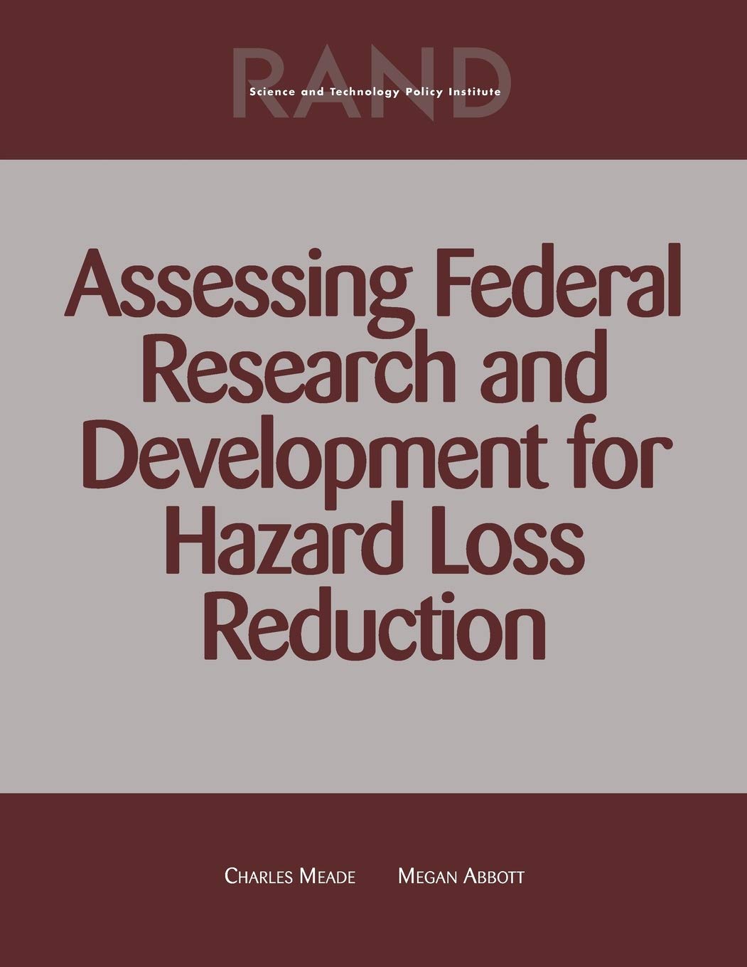 Assessing Federal Research and Development for Hazard Loss Reduction,Used