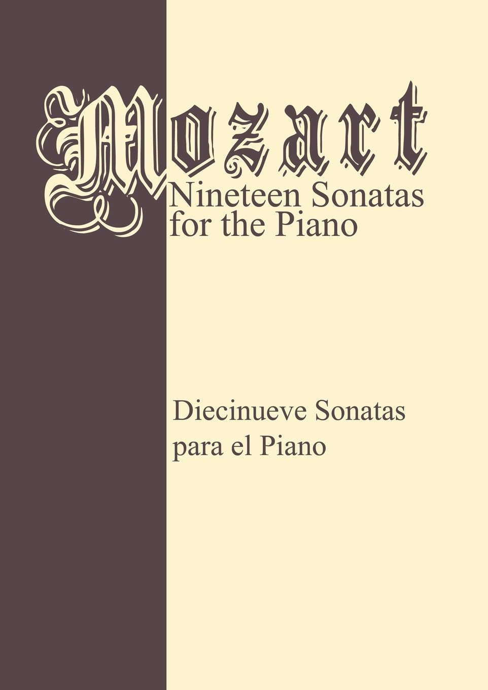 Mozart 19 Sonatas  Complete: Piano Solo,Used